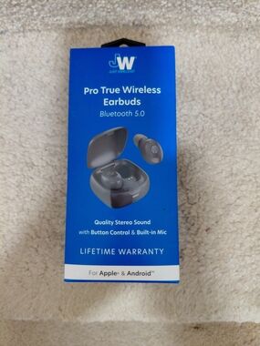 Pro True Wireless Earbuds Bluetooth 5.0 – Black